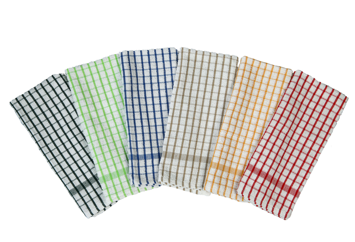 Kitchen Towels 12 Pack 15 x 25 Inches, 100% Ring Spun Cotton Super Soft