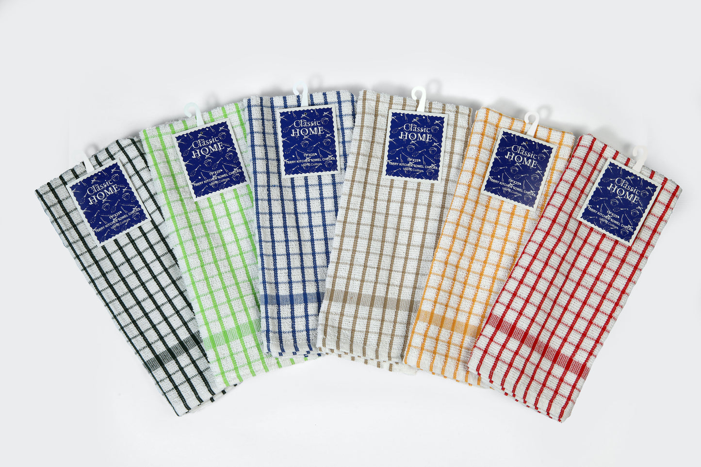 Kitchen Towels 12 Pack 15 x 25 Inches, 100% Ring Spun Cotton Super Soft