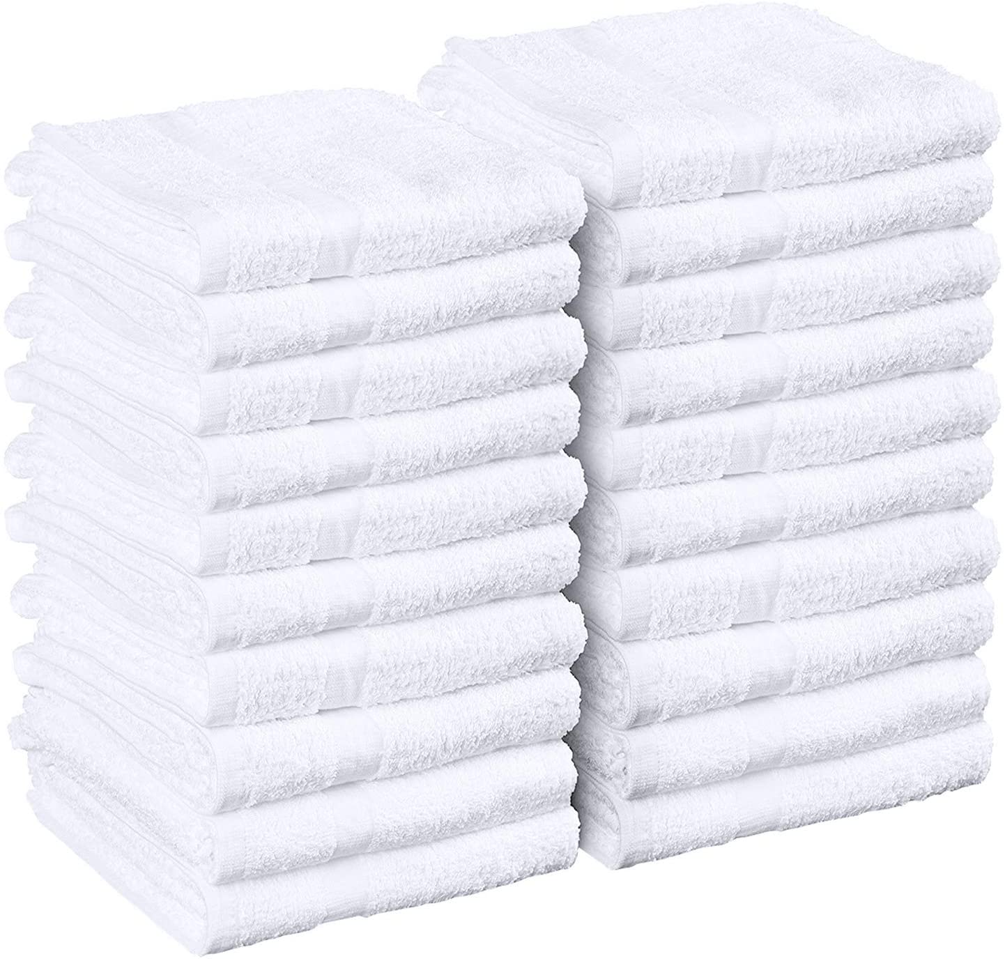 Salon Towels White 16"x27" For Hand, Gym, Beauty, Hair, Spa, and Home Hair Care,Home&Kitchen