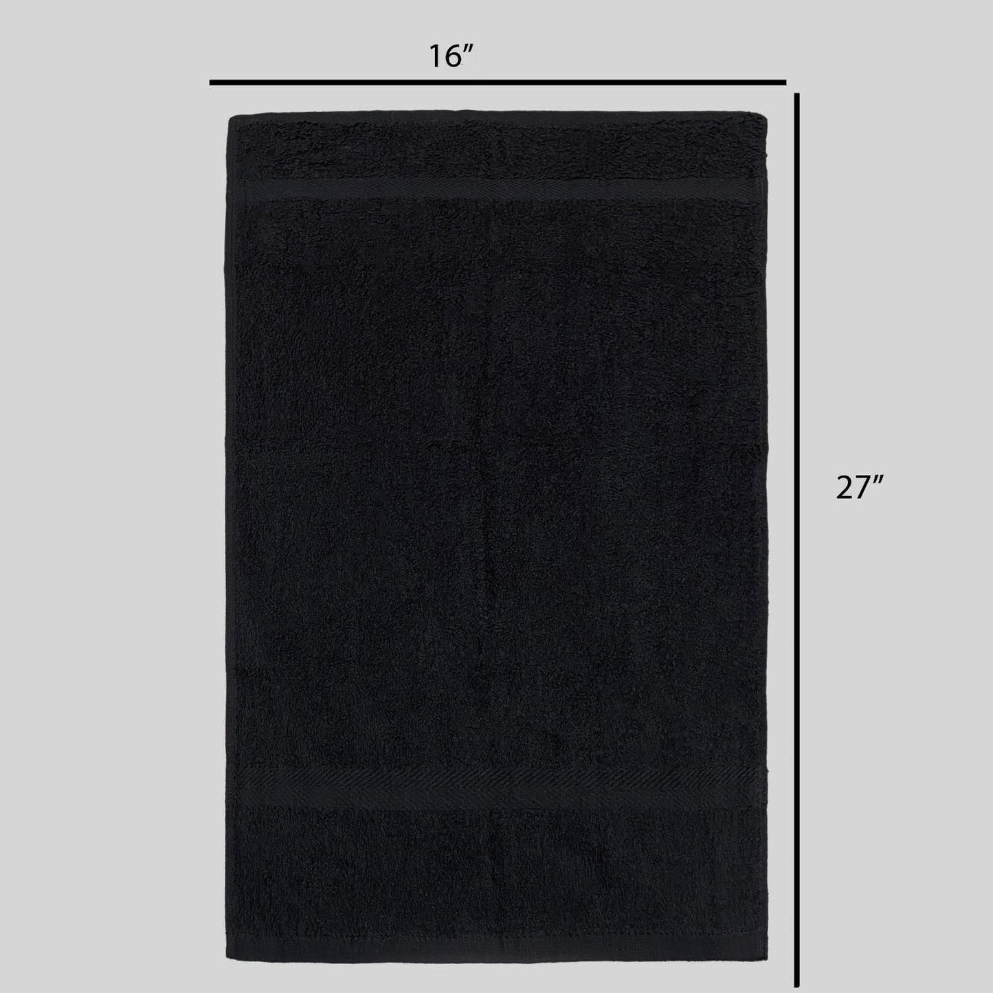 Salon Towel 16"x27" Pure Cotton Economy Hand Gym & Parlour Towels