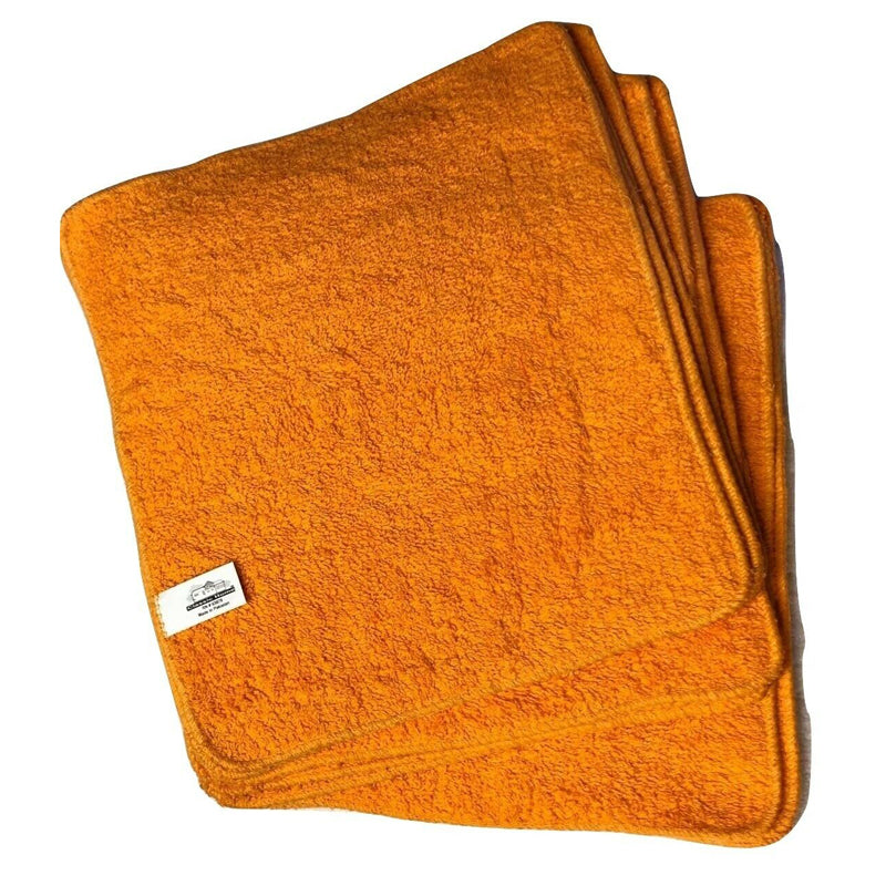 Linteum Textile 12 Piece Face Towel Set, 12x12 Inch, 100% Soft Cotton 16  Single Ring Spun Washcloths Absorbent Durable Face Towel (Navy Blue)