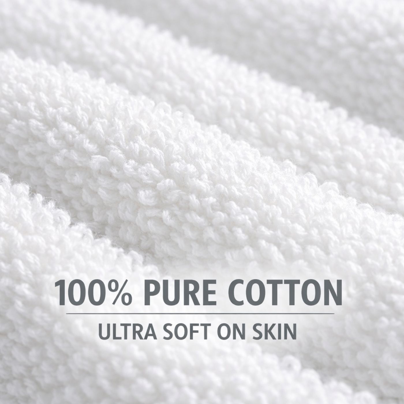 WashCloth 12x12 White 100% Pure Cotton Gym Towel Soft Textiles