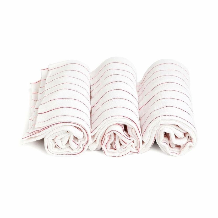 Glass Towels 12 Pack 16"x 26" 100% Cotton Kitchen Towels Dish Towels Wine Glasses