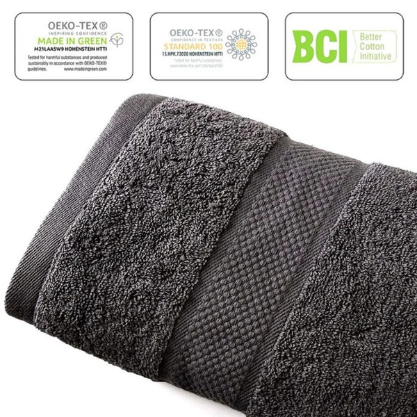 Bath Towel 4 Pack 100% Cotton Ring Spun Bath Towels Set 27x54 Inches