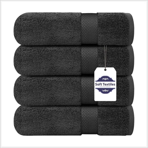 Bath Towel 6 Pack 100% Cotton Ring Spun Bath Towels Set 24X48 Inches