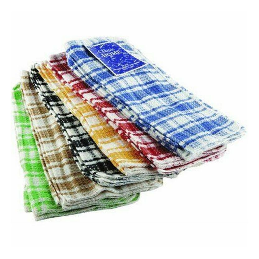 Waffle Weave 24 Pack 100% Cotton Kitchen Dish Cloths, Ultra Soft 12x12 Inches