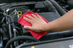 Soft Textiles Red Shop Towels 13 x 14 Cleaning Cotton Rags Absorbent Wipers