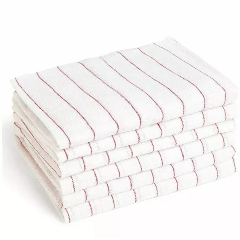 Glass Towels 12 Pack 16"x 26" 100% Cotton Kitchen Towels Dish Towels Wine Glasses