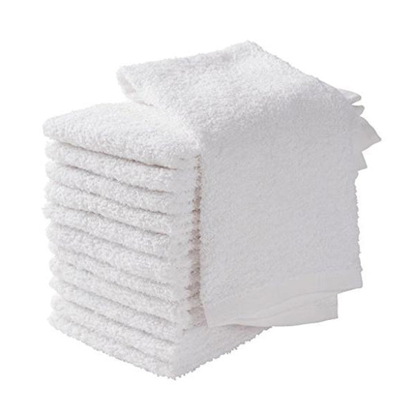 Bar Towels - Bar Mop Cleaning Kitchen Towels (12 Pack, 16 x 19”) - Premium  Ring-Spun Cotton White Kitchen Bar Towels, Restaurant Cleaning Towels