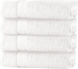 SOFT TEXTILES BATH TOWEL 6 PACK 100% COTTON RING SPUN BATH TOWELS SET 24X48 INCHES