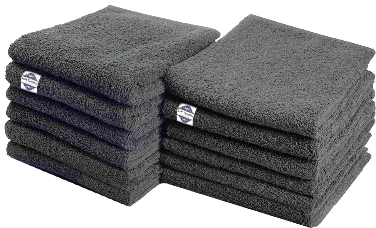 Salon Towel 16"x27" Pure Cotton Economy Hand Gym & Parlour Towels